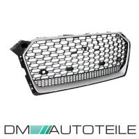 Front Grille Radiator Honeycomb black silver fits on Audi A5
