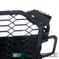 Front Grille Radiator Honeycomb black gloss complete fits on