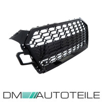 Front Grille Radiator Honeycomb black gloss complete fits on