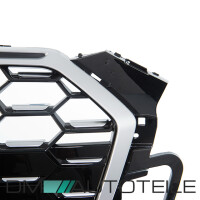 Front Grille Radiator wide Honeycomb black silver fits on Au