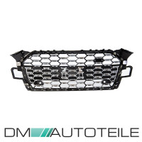Front Grille Radiator wide Honeycomb black silver fits on Au