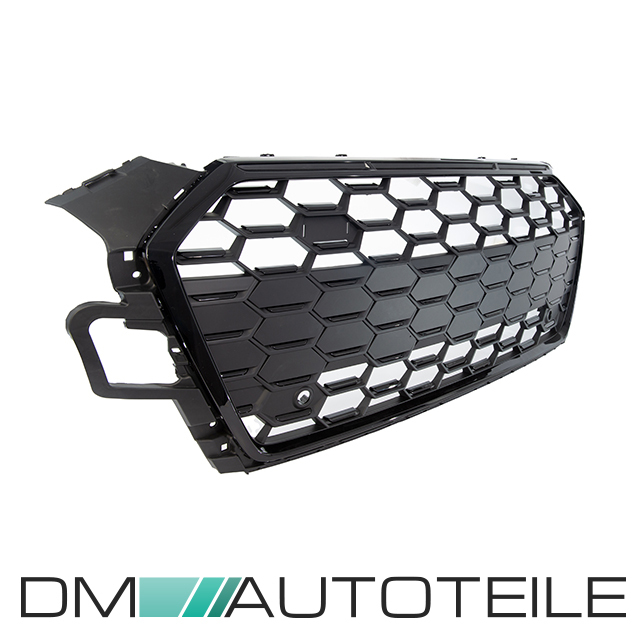 Front Grille Radiator wide Honeycomb black fits on Audi A5 F5