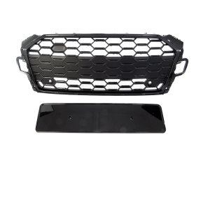 Front Grille Radiator wide Honeycomb black fits on Audi...