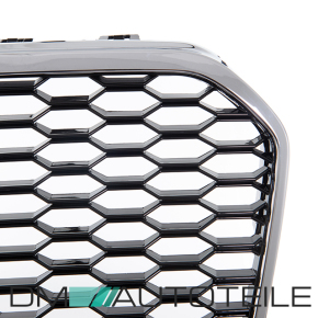 Sport Wabengrill Kühlergrill Chrom Schwarz Silber passt für Audi A6 C7 ab 11-14