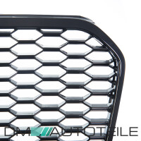 Front Grille Radiator Honeycomb black gloss fits on Audi A6 