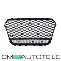 Front Grille Radiator Honeycomb black gloss fits on Audi A6 