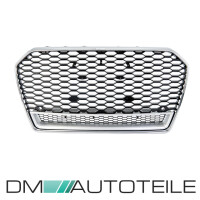 Wabengrill Kühlergrill Schwarz Chrom Gitter passt f&uum