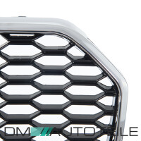 Wabengrill Kühlergrill Schwarz Chrom Gitter passt f&uum