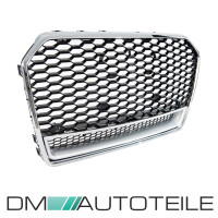 Wabengrill Kühlergrill Schwarz Chrom Gitter passt f&uum