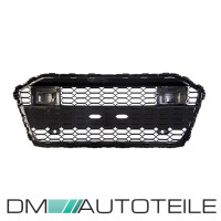 Front Grille Radiator Honeycomb black silver fits on Audi A6