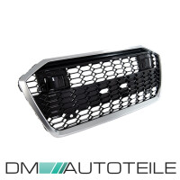 Front Grille Radiator Honeycomb black silver fits on Audi A6