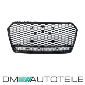 Wabengrill Kühlergrill Schwarz glanz komplett Gitter passt für Audi A7 4G C7 ab Facelift 2014 nicht RS7