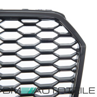 Front Grille Radiator Honeycomb black gloss complete fits on