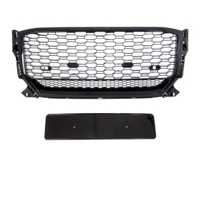 Wabengrill Kühlergrill Schwarz glanz komplett Gitter passt für Audi Q2 GA alle Modelle