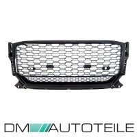 Front Grille Radiator Honeycomb black gloss fits on Audi Q2 