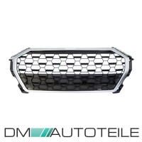 Front Grille Radiator Honeycomb black silver fits on Audi Q3