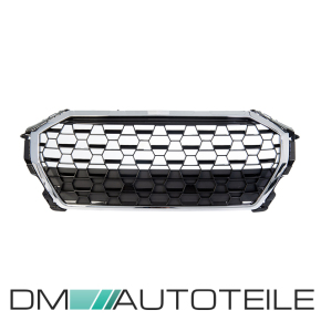 Front Grille Radiator Honeycomb black chrome fits on Audi Q3 F3 all models also S-Line