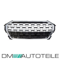 Front Grille Radiator Honeycomb black chrome fits on Audi Q3