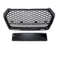 Front Grille central Honeycomb black glo gallery