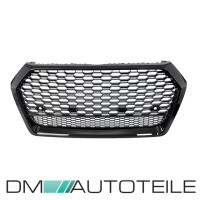 Front Grille central Honeycomb black gloss fits on Audi Q5 F