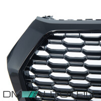 Front Grille central Honeycomb black gloss fits on Audi Q5 F