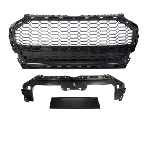 Front Grille Radiator Honeycomb black gloss fits on Audi...