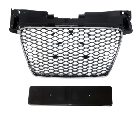 Kühlergrill Wabengrill Schwarz Chrom passt für...