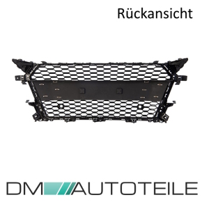 Wabengrill Schwarz Chrom Gitter Grill passt für Audi TT 8S FV nicht RS alle Modelle ab 2014-2018