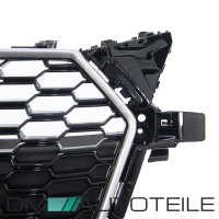 Front Grille Radiator Honeycomb black silver fits on Audi TT