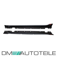 Set of Sport Side Skirts primed complete + cover fits on Aud