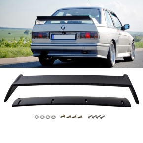 Boot Rear Trunk Spoiler wide black fits on BMW 3-Series E30 Saloon convertible up 82-93 also M3