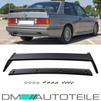 Boot Rear Trunk Spoiler wide black fits on BMW 3-Series E30 