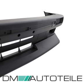 DM Exclusive Sport Front Bumper black+Spoiler fits on BMW E30 Facelift to M3