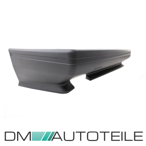 DM Exclusive Sport Rear Bumper lower part black+reinforcement fits on BMW E30 Facelift to M3