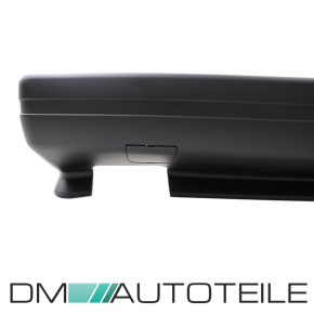 DM Exclusive Sport Rear Bumper lower part black+reinforcement fits on BMW E30 Facelift to M3