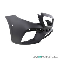 Sport Front bumper black edition fits on Mercedes E-Class W2