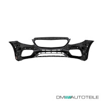 Sport Front bumper black edition fits on Mercedes E-Class W2