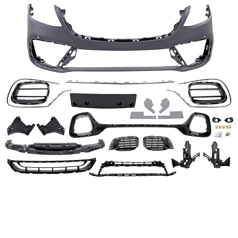 Bodykit Vo. + Hi. passt für Mercedes W212 + Schweller+Grill+