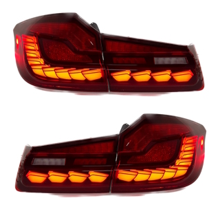 OLED Sequential indicator Set LED Rear lights smoke black fits on all BMW 5-Series F10 Saloon