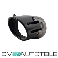 Set Tail Pipes Exhaust System black gloss fits on Audi A6 C7