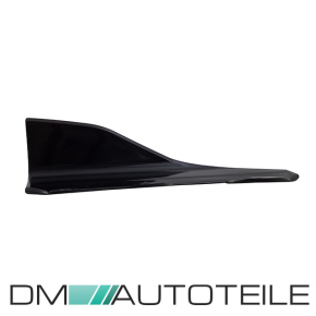 Evo Competition Side Flaps Splitter Black gloss Set left+right fits BMW 2-Series F87 M2 