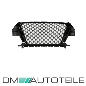 Set Front grille honeycomb black gloss fits on Audi Q3 8U 11-15 pre Facelift