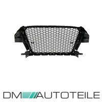 Set Front grille honeycomb black gloss fits on Audi Q3 8U 11