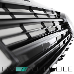 Kühlergrill Hochglanz Schwarz für Emblem passt für VW T6 Multivan Transporter 2015-2019 auch Sportline