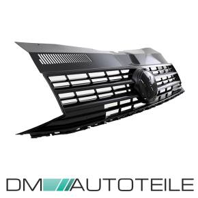 Kühlergrill Hochglanz Schwarz für Emblem passt für VW T6 Multivan Transporter 2015-2019 auch Sportline