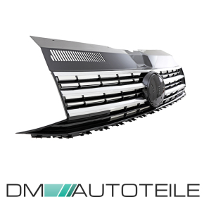 Frontgrill Grille upper Badged Black gloss Chrome band for Emblem fits on all VW T6 up 2015-2019 also Sportline