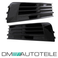 Front Grille lower bumper Black gloss 3pcs w/o ACC+PDC fits 