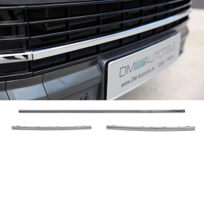 3pcs. Frontgrill Grille Chrome lower Set bumper fits on...