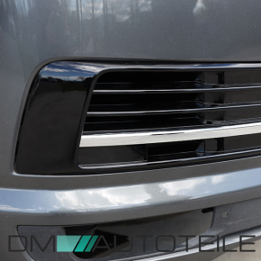 3pcs. Frontgrill Grille Chrome lower Set bumper fits on all VW T6 up 2015-2019 also Sportline