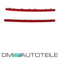 3pcs. Set Red Gloss bumper trims grille front fits on VW T6 